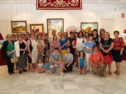 UNA EXPOSICIÓN RECOGE LOS TRABAJOS DEL TALLER DE PINTURA AL ÓLEO DE LA ASOCIACIÓN MARÍA GÓRRIZ 1