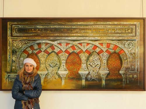 UNA OBRA DE CARMEN LÓPEZ REY SE EXPONE EN EL PABELLÓN DE CÓRDOBA EN FITUR 1