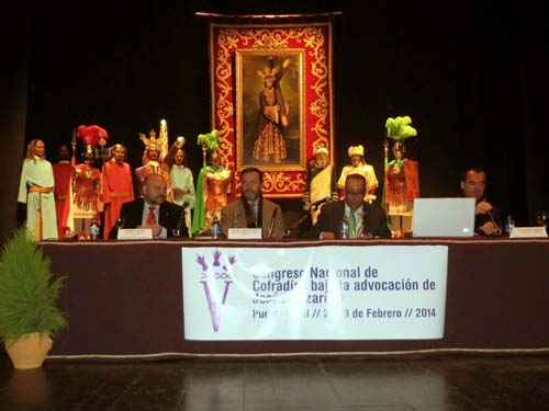 EL PROFESOR FERMÍN LABARGA ANALIZA EL TEXTO DE LA SENTENCIA DE PILATOS EN EL V CONGRESO NACIONAL DE COFRADÍAS 1