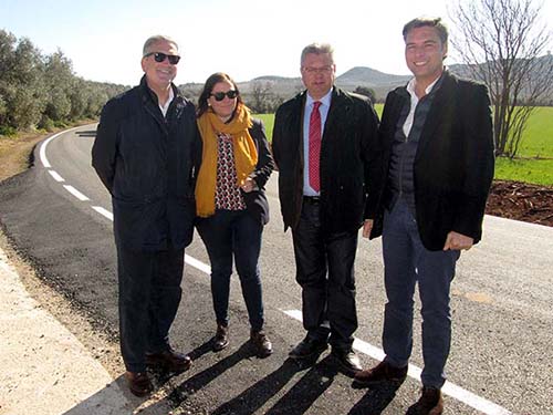 La Diputación de Córdoba culmina la reparación de la carretera de Jauja 1