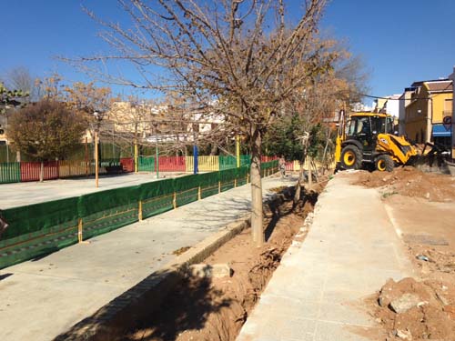 Comienzan las obras del nuevo cerramiento en el CEIP Ramón y Cajal 1