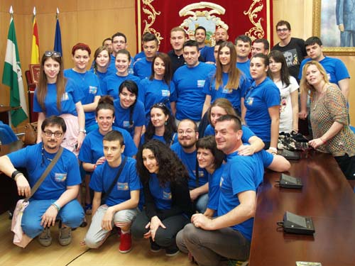 RECEPCIÓN A JÓVENES DEL PROYECTO EUROPEO “MONARQUÍA Y REPÚBLICA” 1