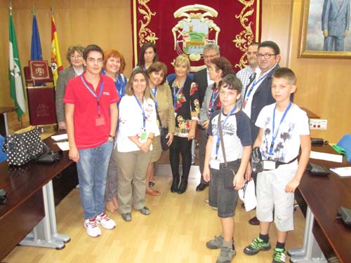 EL ALCALDE RECIBE A PROFESORES Y ALUMNOS DEL PROGRAMA EUROPEO COMENIUS EN EL QUE PARTICIPA EL COLEGIO COMPAÑÍA DE MARÍA 1