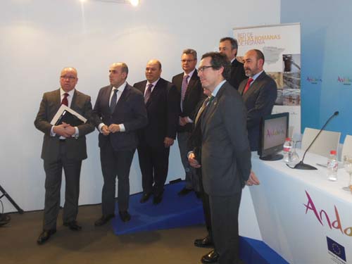 PRESENTADA OFICIALMENTE LA RED DE VILLAS ROMANAS DE HISPANIA EN LA FERIA INTERNACIONAL DE TURISMO FITUR 2014 1