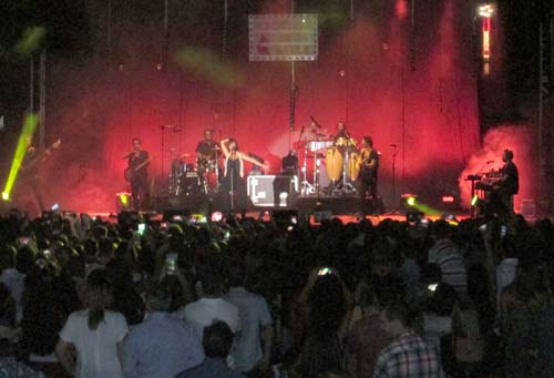 Concierto de Vanesa Martín en la Caseta Municipal 1