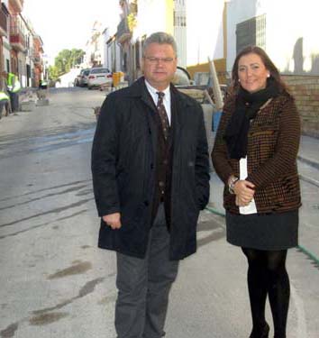CONTINÚAN LAS OBRAS DE MEJORA DE LAS CALLES DEL BARRIO DE SANTO DOMINGO 1