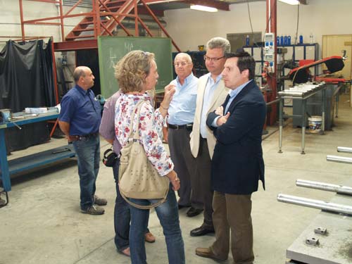 EL DELEGADO PROVINCIAL DE EMPLEO VISITA LAS INSTALACIONES DE LA ASOCIACIÓN AVAS 1