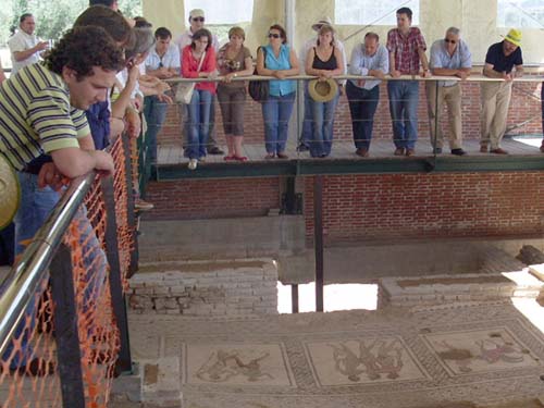 Turismo organiza una visita a la villa Romana de El Ruedo, de Almedinilla, y a las Cisternas Romanas de Monturque 1
