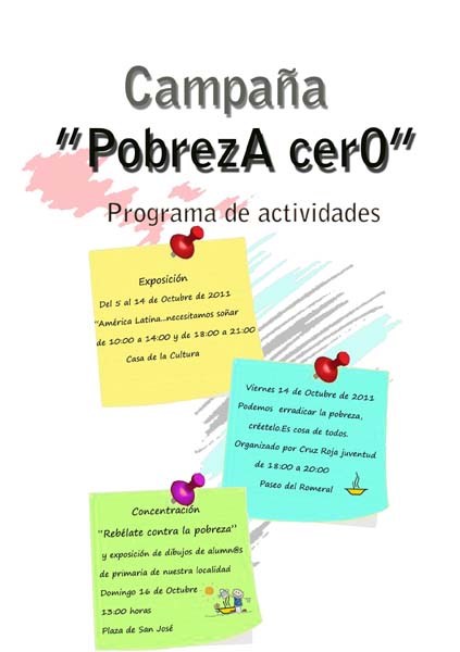 CAMPAÑA POBREZA CERO 2011 1