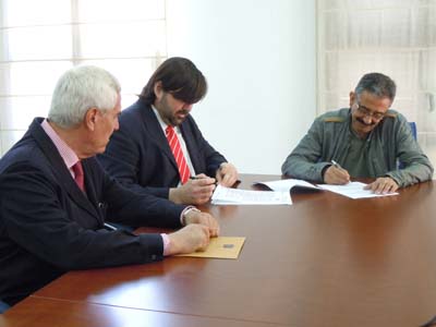 FIRMADO EL CONTRATO DE OBRAS PARA LA URBANIZACIÓN DEL RECINTO FERIAL 1