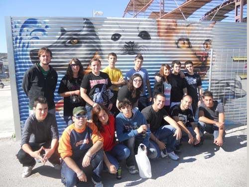 TALLER DE GRAFITI EN EL ESPACIO DE CREACIÓN JOVEN “LA LONJA” 1