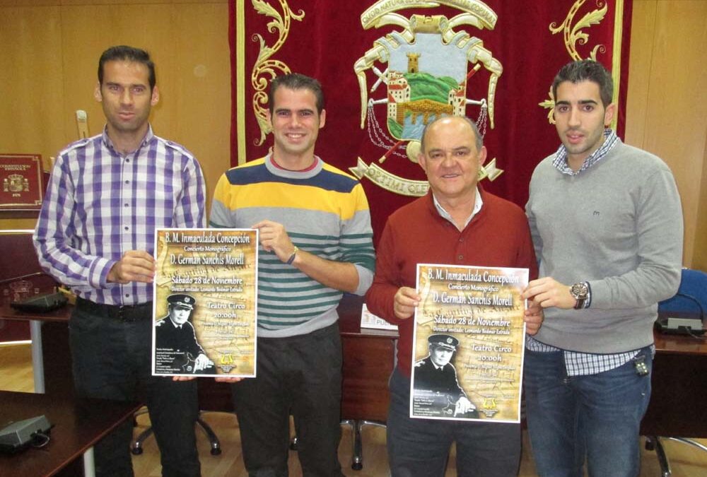 Presentación del cartel anunciador del concierto de la banda de música Inmaculada Concepción