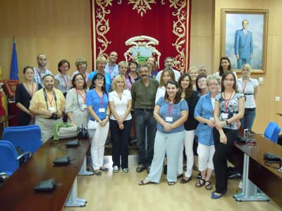 RECEPCIÓN OFICIAL A PROFESORES DEL PROYECTO EUROPEO COMENIUS 1