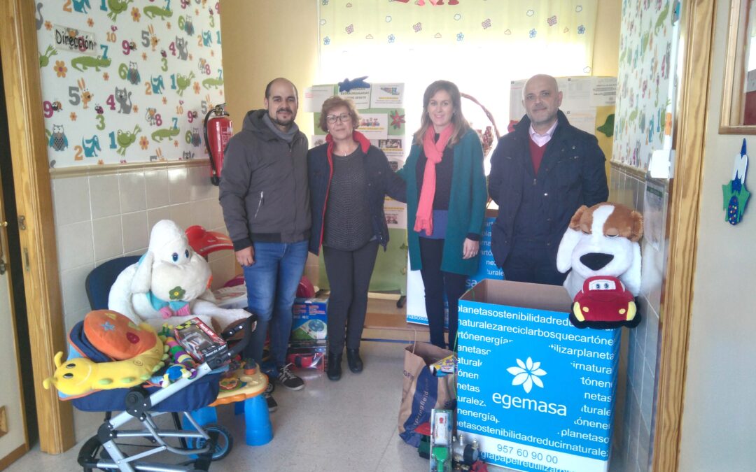 Entrega de los juguetes