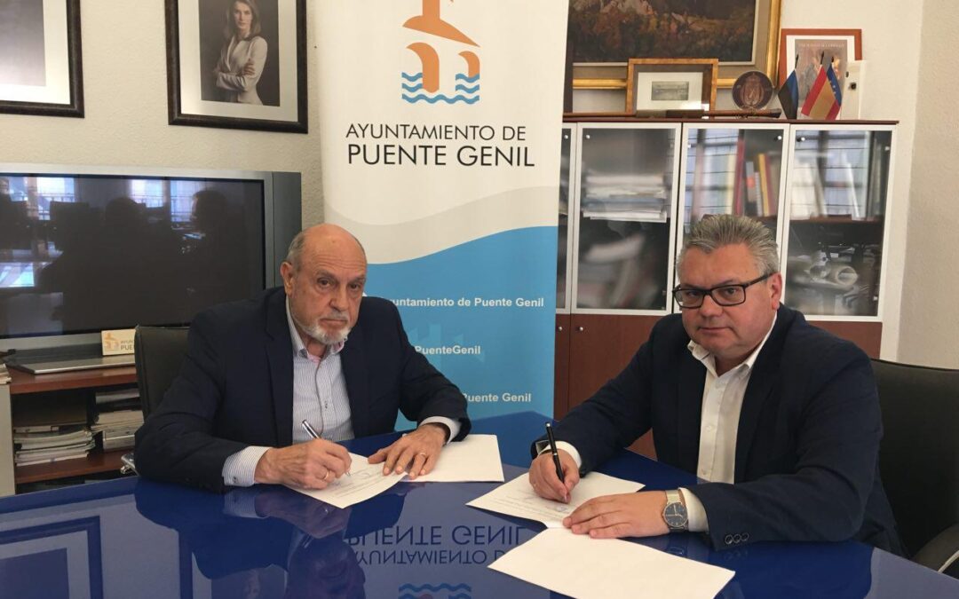 Firma del convenio con Afasur Genil