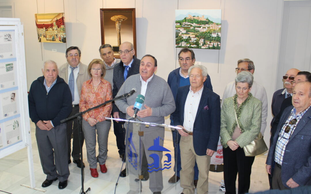 Momento de la apertura de la exposición