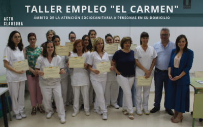 Clausura el Taller de Empleo “El Carmen”