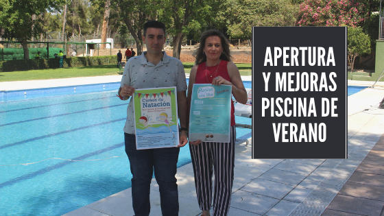 El concejal de Deportes informa sobre las mejoras realizadas en la piscina del Polideportivo