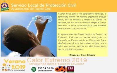 Campaña para prevenir los efectos de las altas temperaturas