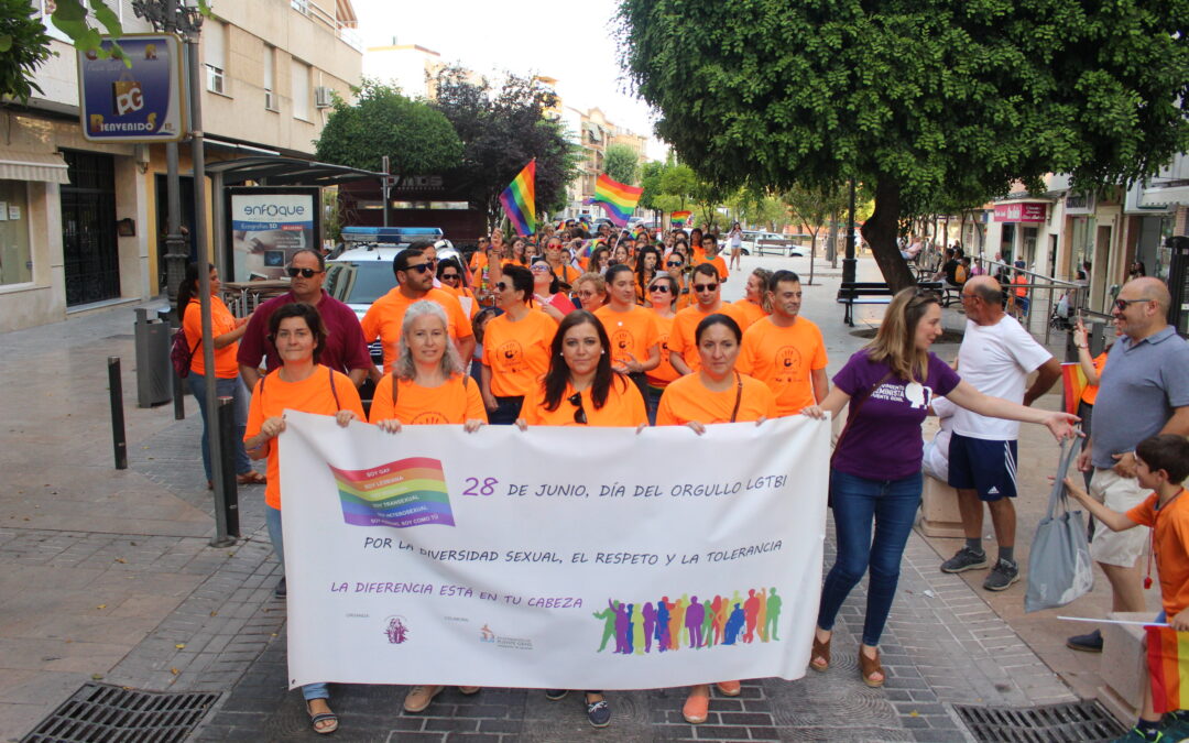 Marcha a favor de los derechos LGTBI y contra la homofobia