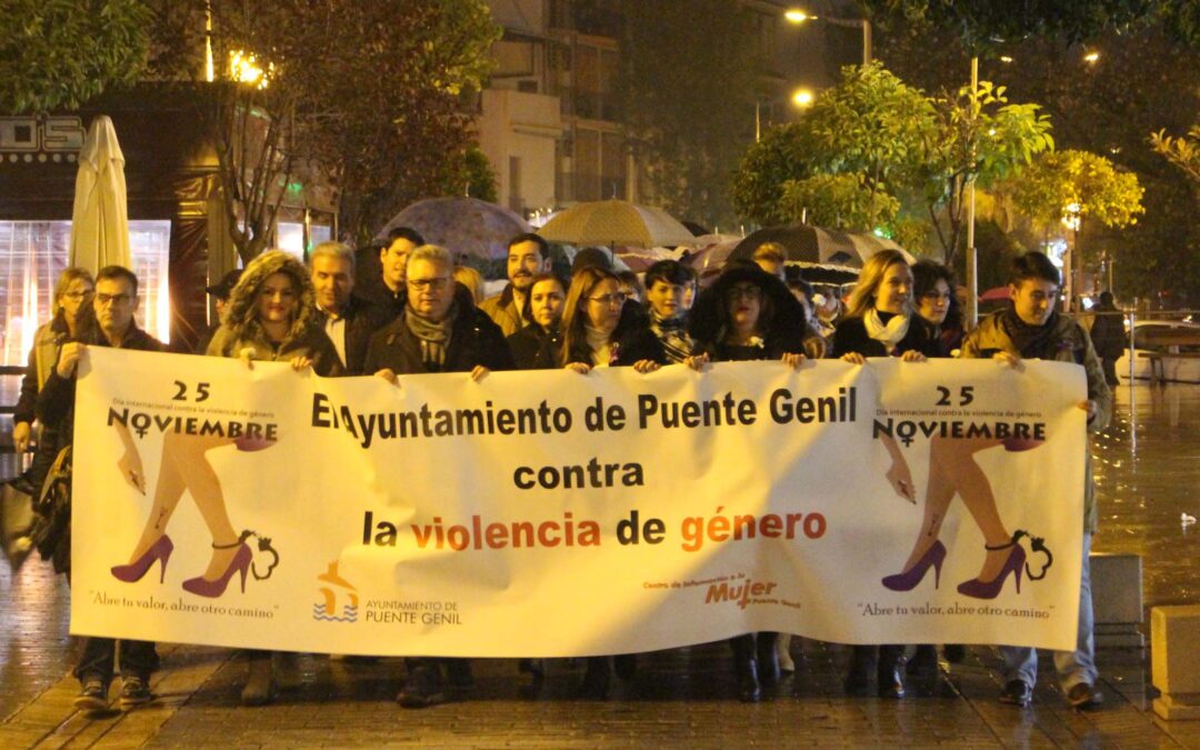 Manifestación contra violencia de género