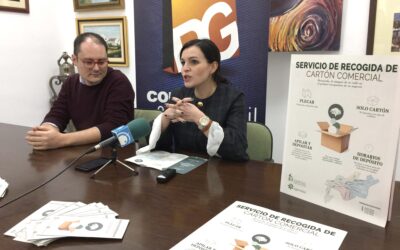 Una campaña recuerda el servicio de recogida de cartón comercial