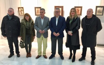 Una exposición recoge obras de las etapas del pintor y poeta Ginés Liébana