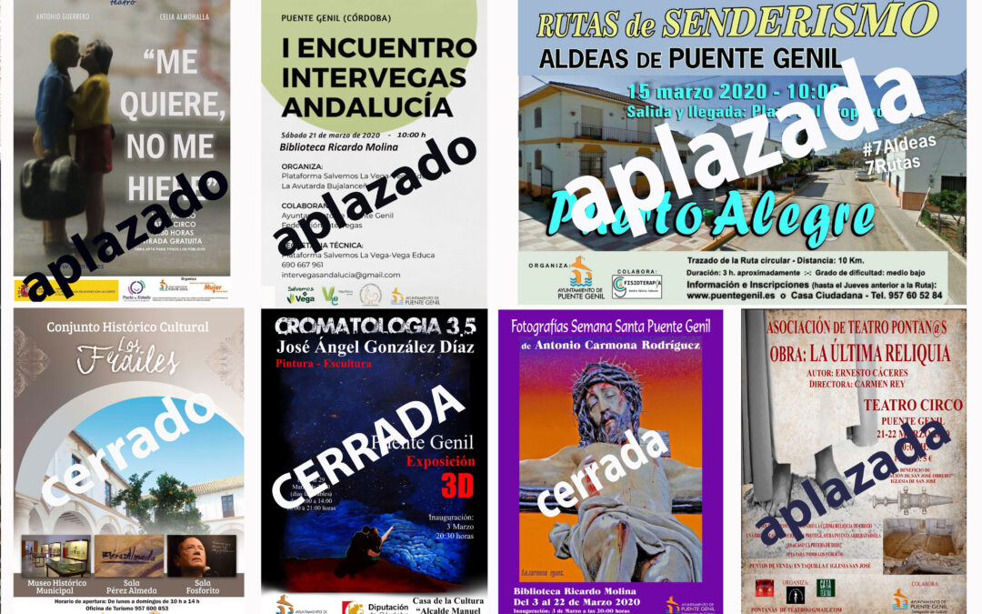 Actividades aplazadas