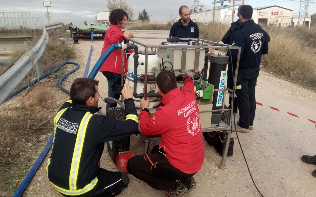 Efectivos del cuerpo de bomberos