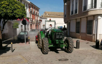 Se incrementan las labores de limpieza y desinfección de los espacios públicos