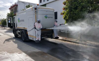 Egemasa planifica nuevas tareas de limpieza y desinfección de espacios públicos