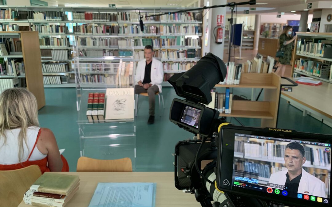 Grabación en la Biblioteca Ricardo Molina