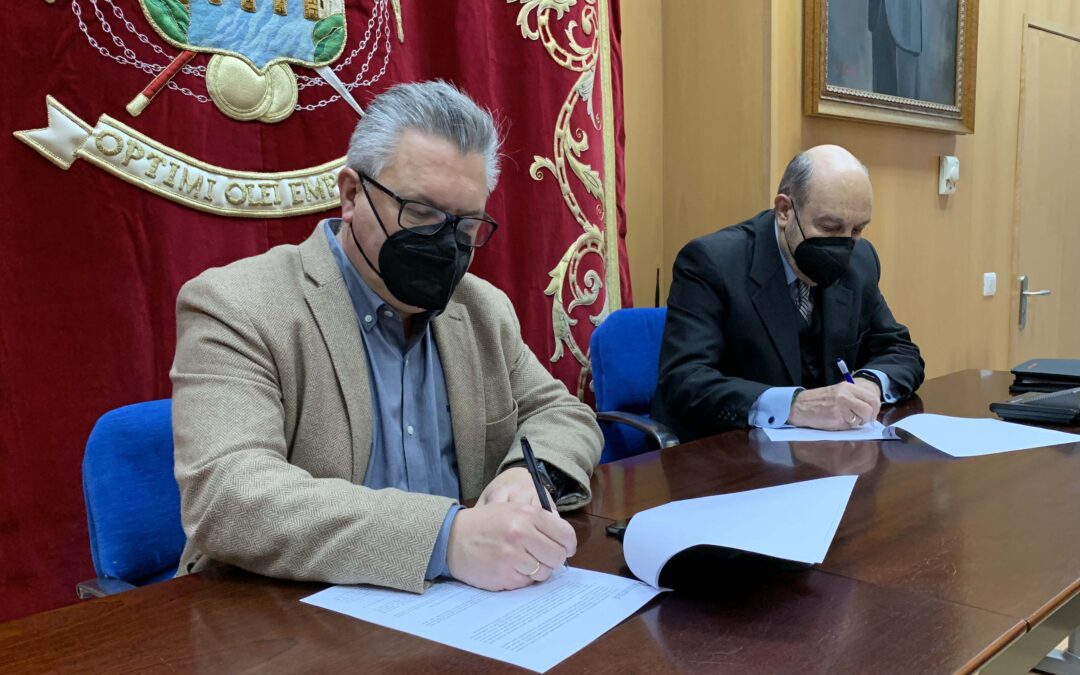 Firma del convenio con Afasur