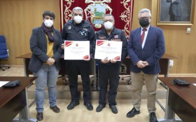La Subdelegación del Gobierno reconoce la labor de la Policía Local y Protección Civil durante la pandemia