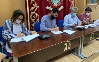 El Ayuntamiento y los clubes de baloncesto y hockey renuevan sus convenios de colaboración deportiva
