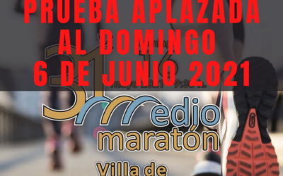 Aplazada la XXXI Media Maratón “Villa de Puente Genil” al domingo 6 de junio