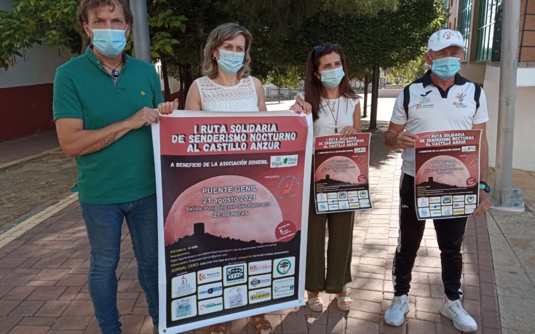 El Ayuntamiento colabora con la Escuela Provincial de Atletismo Miguel Ríos en la I Ruta de Senderismo Nocturno a beneficio de Disgenil 1