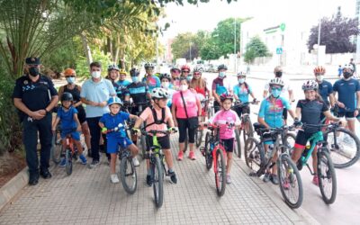 Una ruta en bicicleta con el club Pedals del Genil pone el punto final a la Semana Europea de la Movilidad