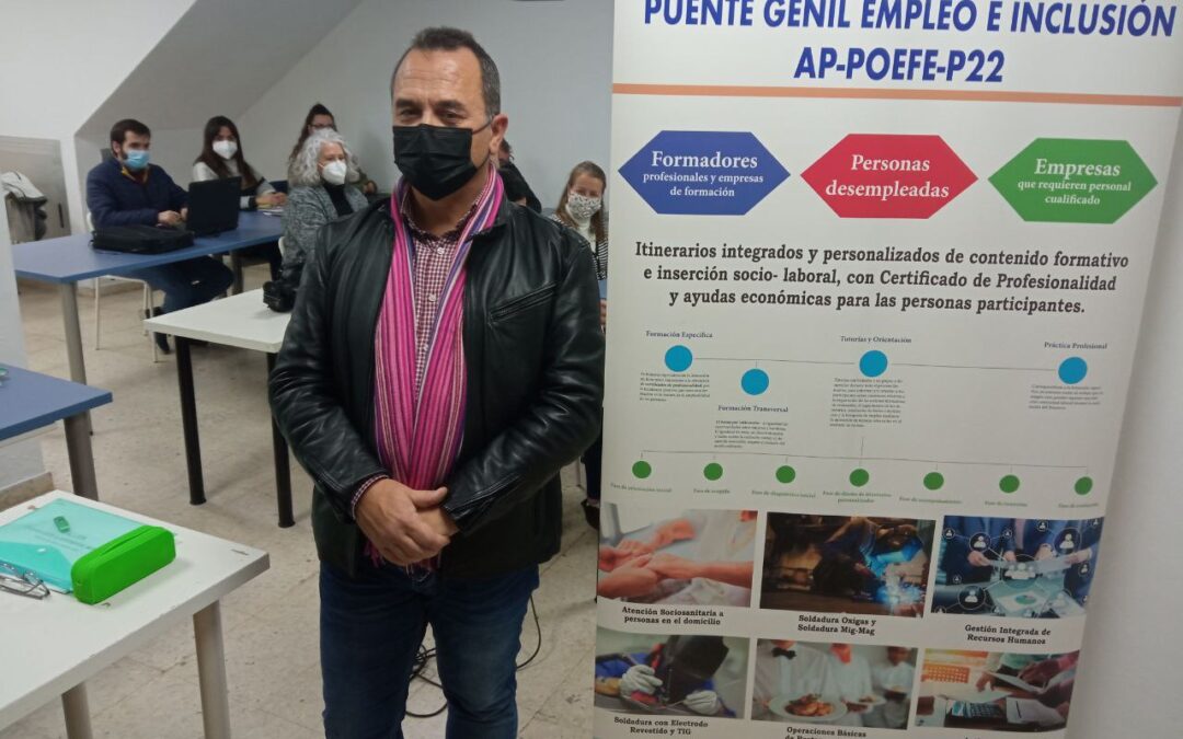 Comienza el itinerario formativo “Docencia de la formación profesional para el empleo”  del plan “Puente Genil, Empleo e Inclusión AP-POEFE” cofinanciado por el Ayuntamiento de Puente Genil y el Fondo Social Europeo 1