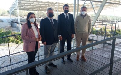 El delegado del Gobierno y el alcalde inauguran la zona sur del yacimiento arqueológico Villa Romana de Fuente Álamo