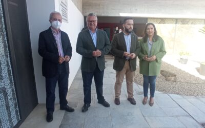 El alcalde de Puente Genil inaugura el workshop Proyecto Estrabón en la Villa Romana de Fuente Álamo