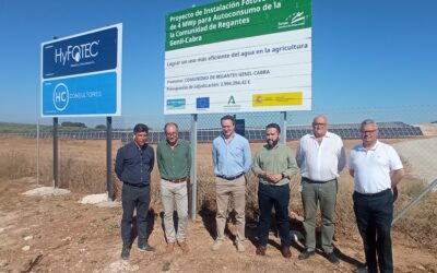 Inaugurada una planta fotovoltaica para la Comunidad de Regantes del Genil-Cabra