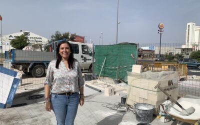 Comienzan las obras de adecuación de una zona de aparcamiento de autocaravanas en Puente Genil