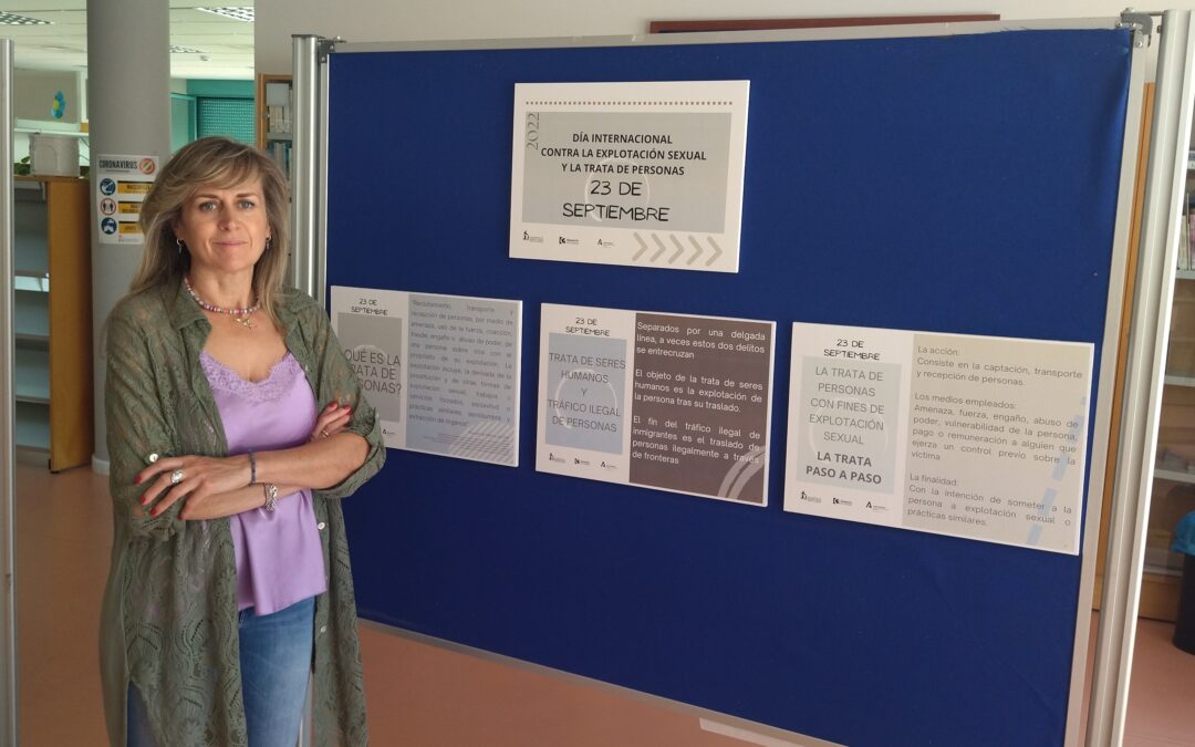Una exposición en la Biblioteca Ricardo Molina conmemora el Día Internacional contra la Explotación Sexual y la Trata de Personas 1