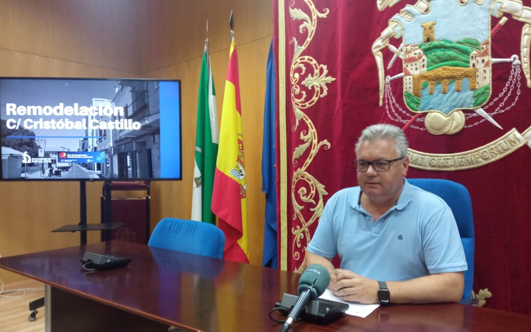 El alcalde presenta el proyecto de remodelación de la calle Cristóbal Castillo con una inversión superior a los 255.000 euros 1