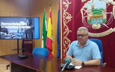 El alcalde presenta el proyecto de remodelación de la calle Cristóbal Castillo con una inversión superior a los 255.000 euros