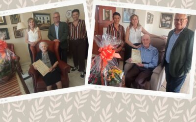 Carmen Quintero y José Gil reciben un homenaje con motivo de la Semana de las Personas Mayores de Puente Genil