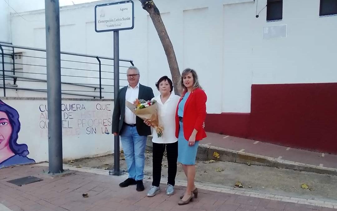 Rotulada el Ágora Concepción Leiva Susín “Conchi Leiva” 1
