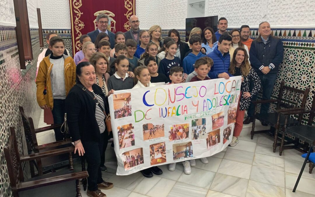 Los escolares llevan al Ayuntamiento sus propuestas con motivo del Pleno de la Infancia y Adolescencia 1