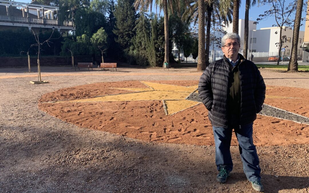 Rafael Morales en el Parque de Espuny